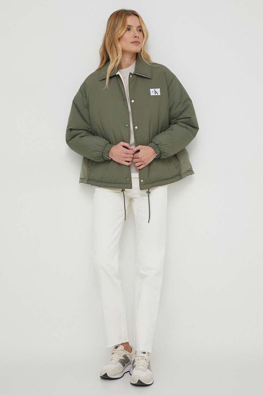 Двусторонняя куртка Calvin Klein Jeans, зеленый