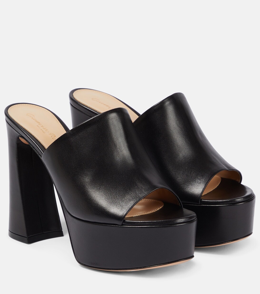 

Мюли Holly на платформе Gianvito Rossi, черный