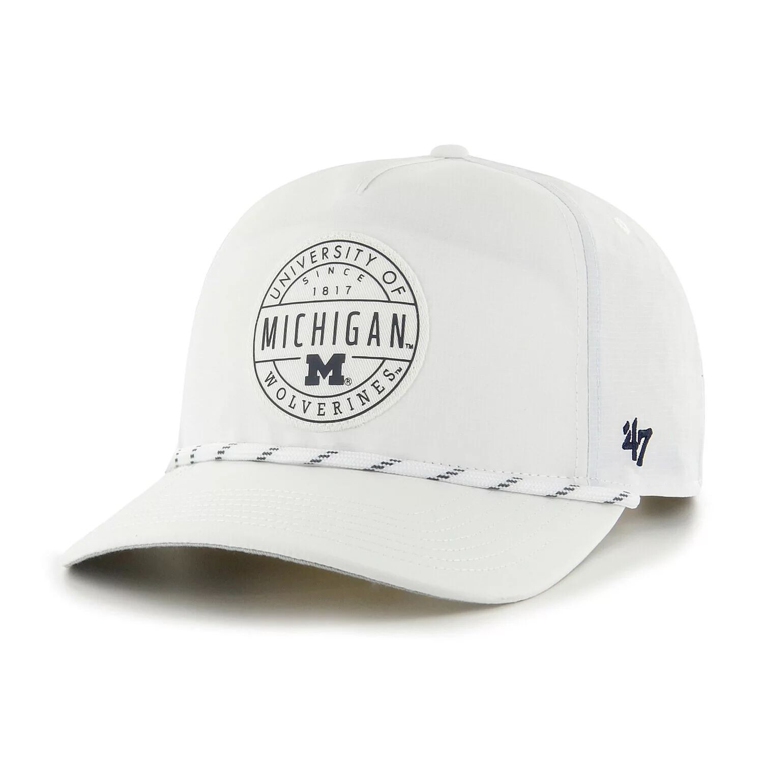 

Мужская кепка '47 White Michigan Wolverines Suburbia Captain Snapback