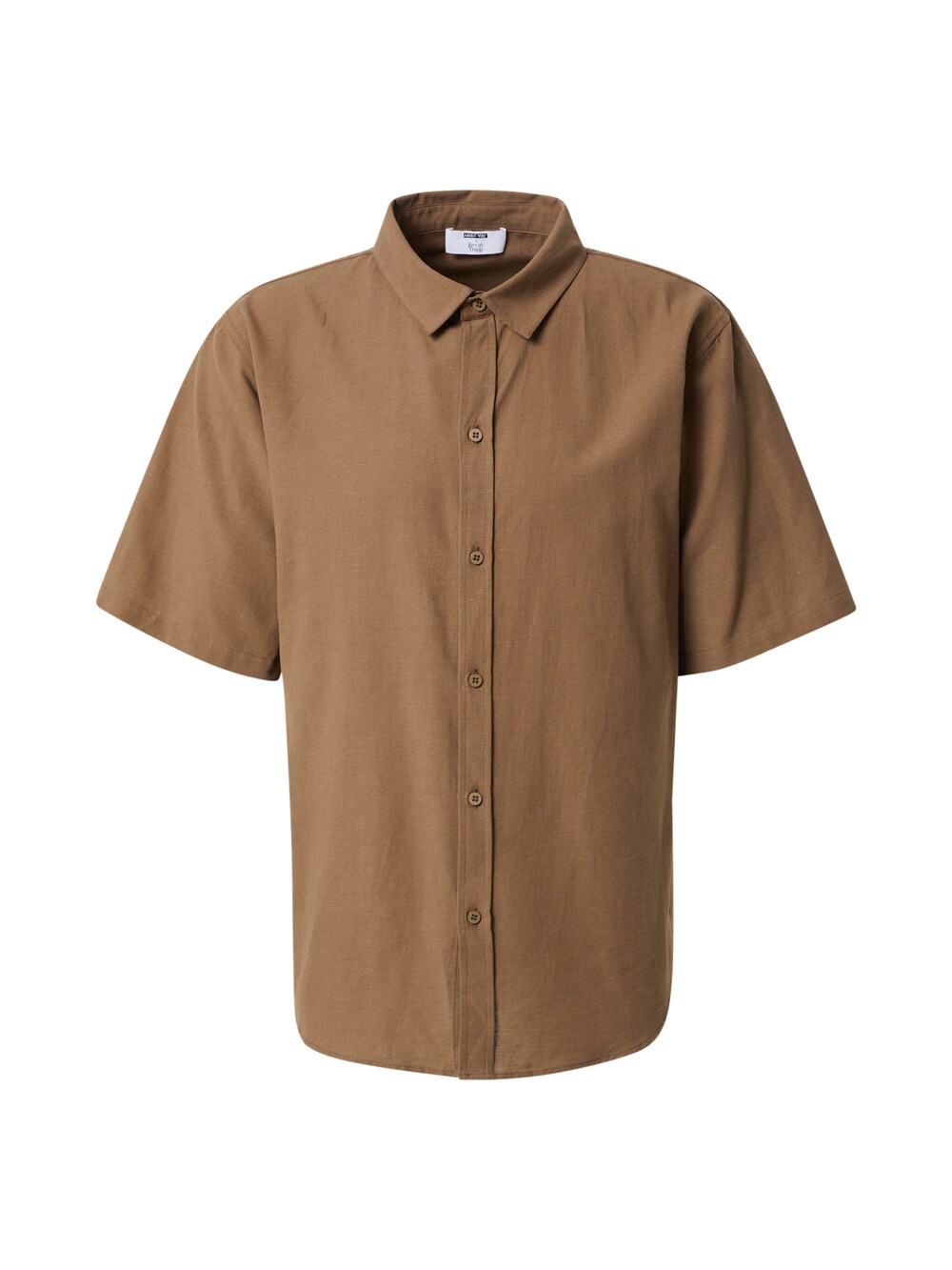 цена Рубашка на пуговицах стандартного кроя ABOUT YOU x Kevin Trapp Dave, коричневый