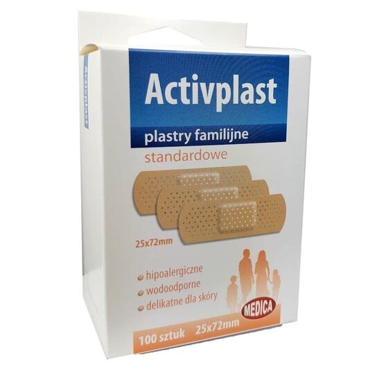 

Activ plast, Стандартные семейные пластыри, 100 шт.