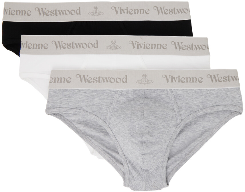 

Три пары разноцветных трусов Vivienne Westwood