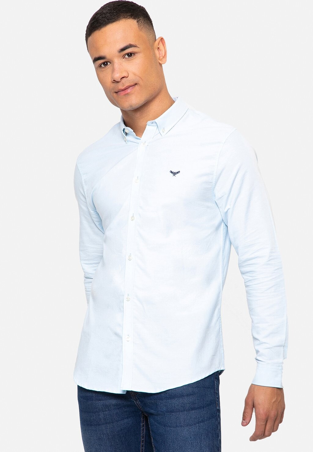 

Рубашка OXFORD BEACON Threadbare, цвет hellblau