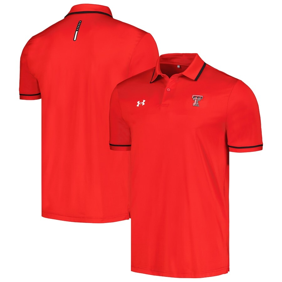 

Поло с коротким рукавом Under Armour Texas Tech Red Raiders, красный