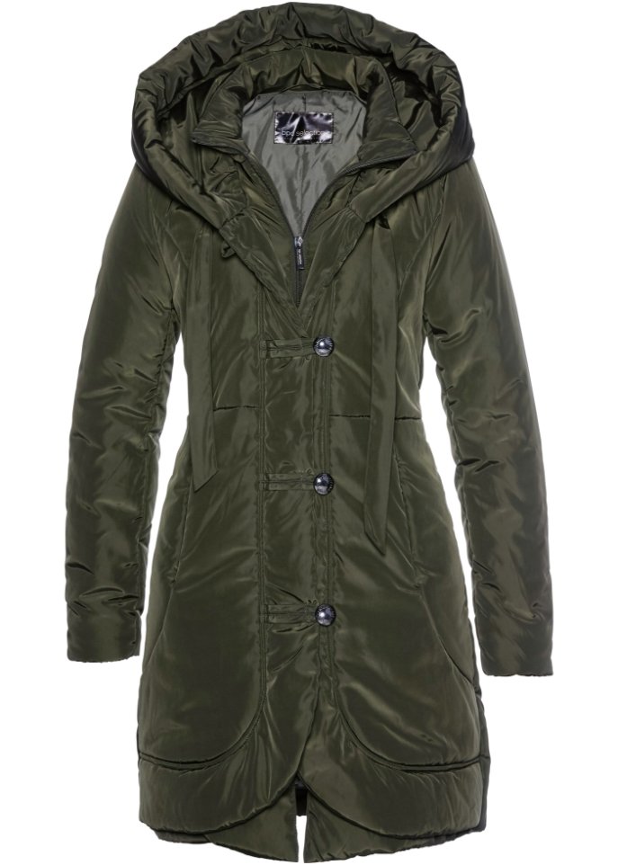 цена Короткое стеганое пальто Bpc Selection, зеленый