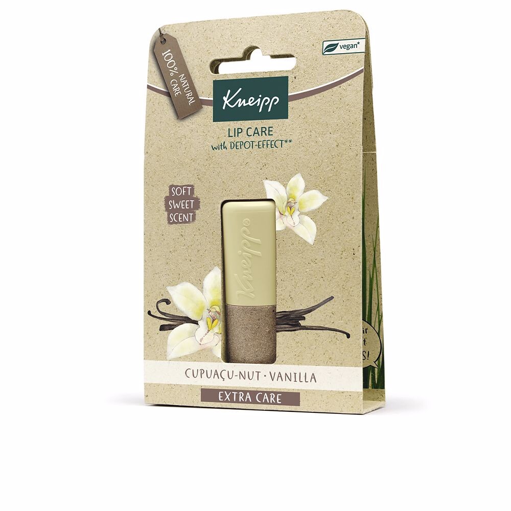 

Губная помада Sensitive care bálsamo labial Kneipp, 4,7 г, cupuaçu-nut vanilla