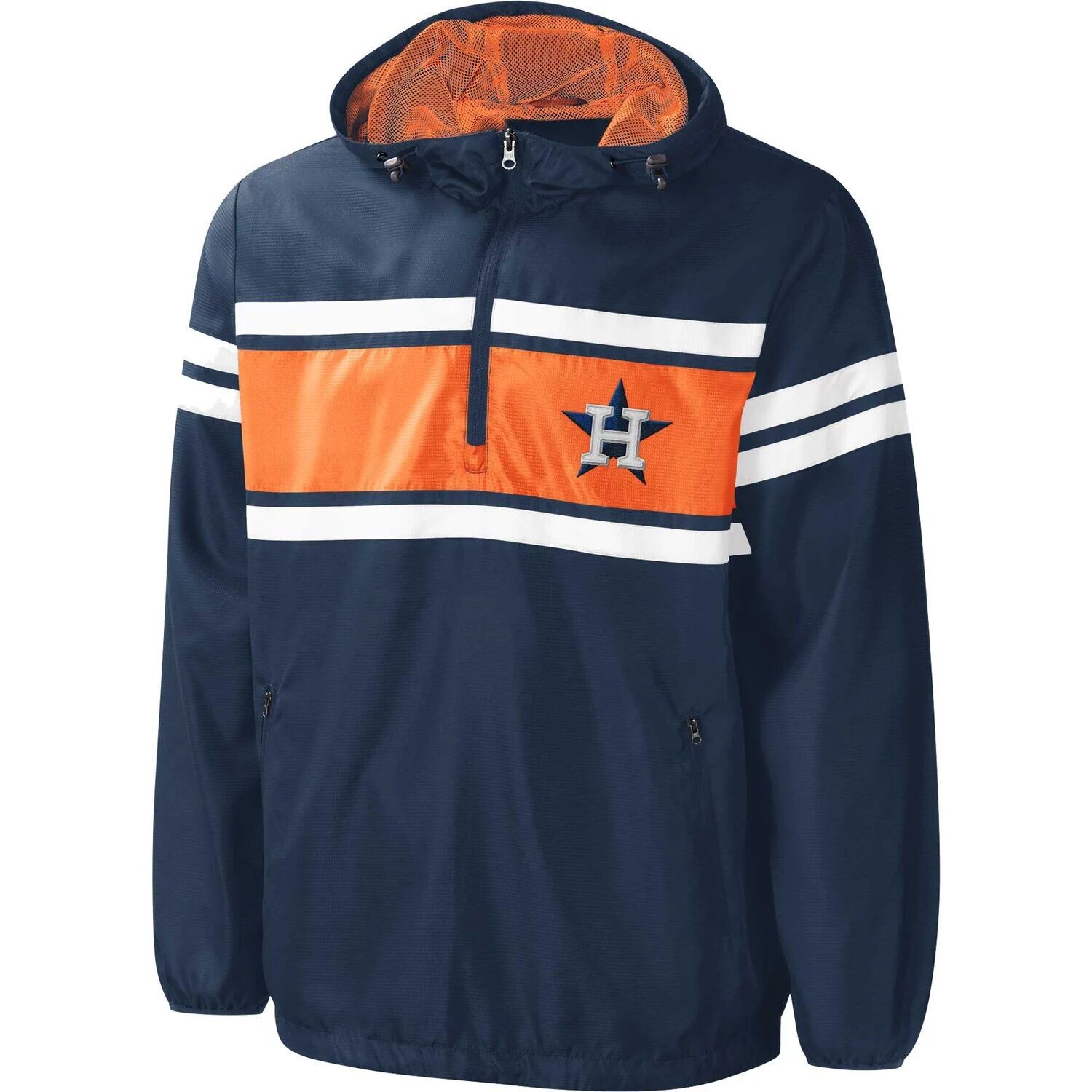

Мужская спортивная ветровка с молнией до половины от Carl Banks Navy Houston Astros Game Score G-III