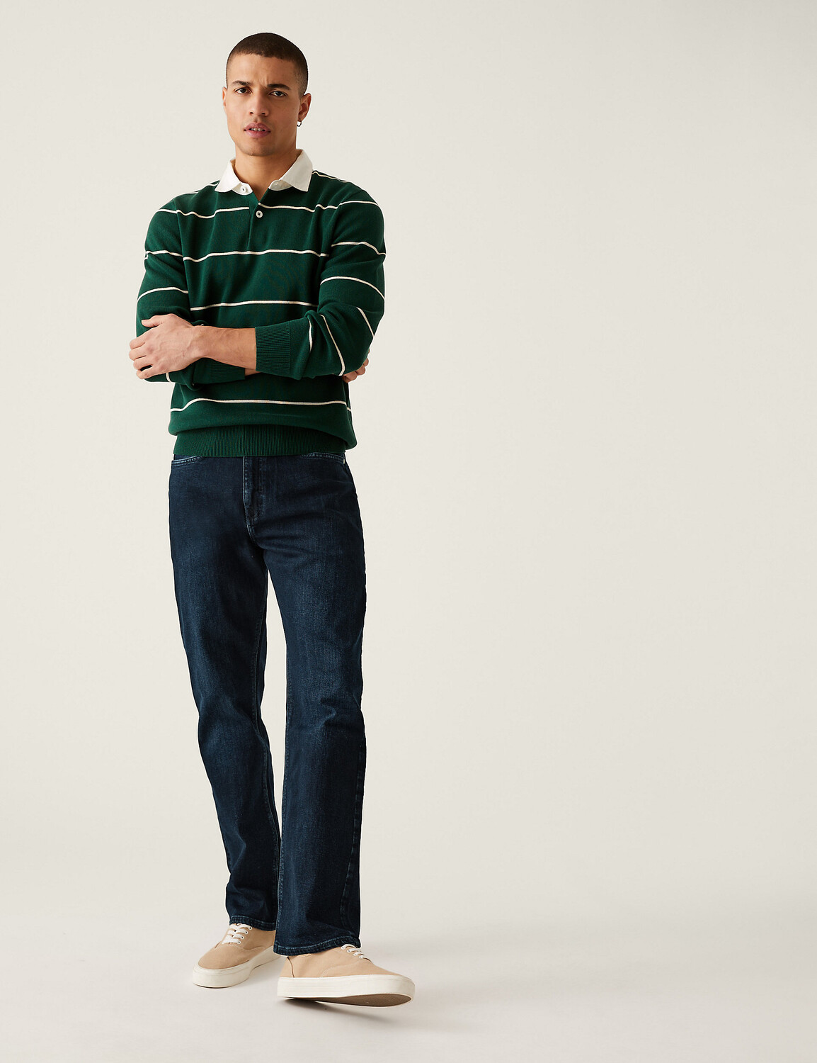 

Свободные эластичные джинсы Marks & Spencer