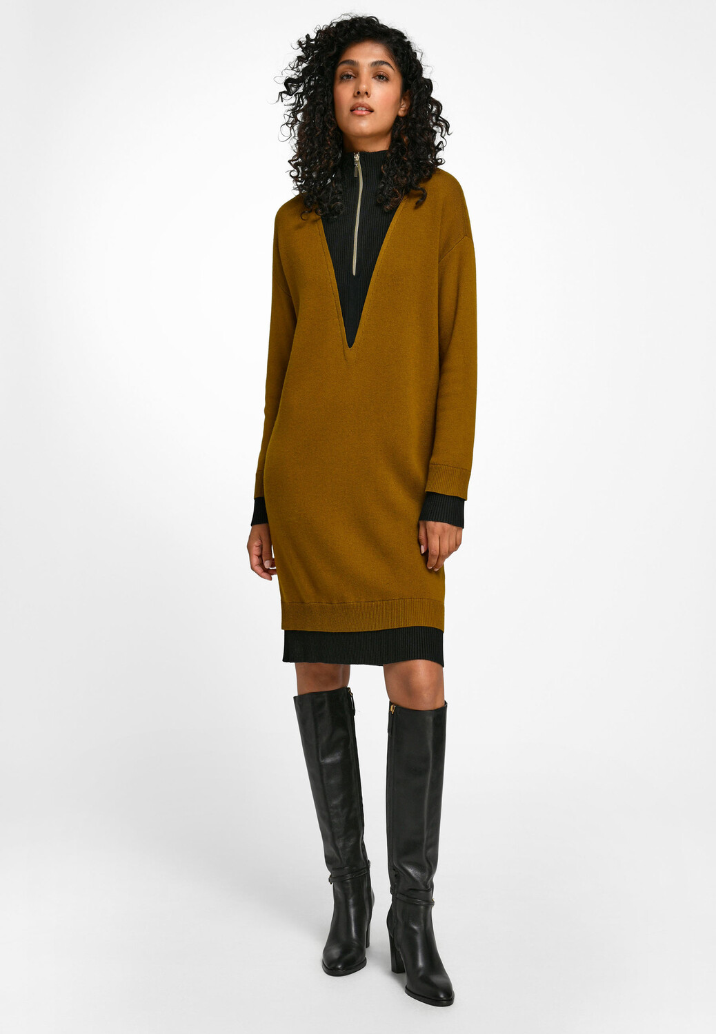 

Платье PETER HAHN Strick Dress, хаки