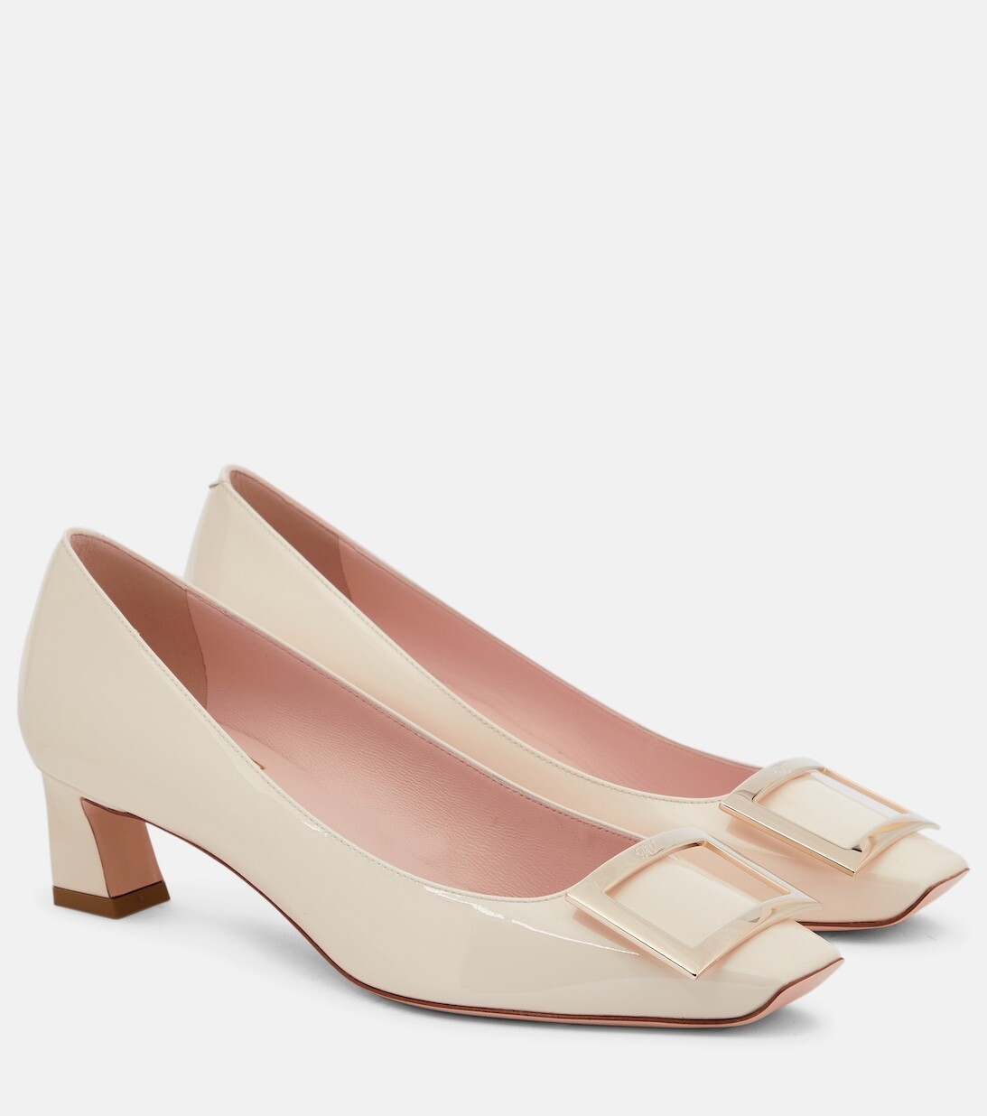 

Лакированные туфли-лодочки Trompette Roger Vivier, белый