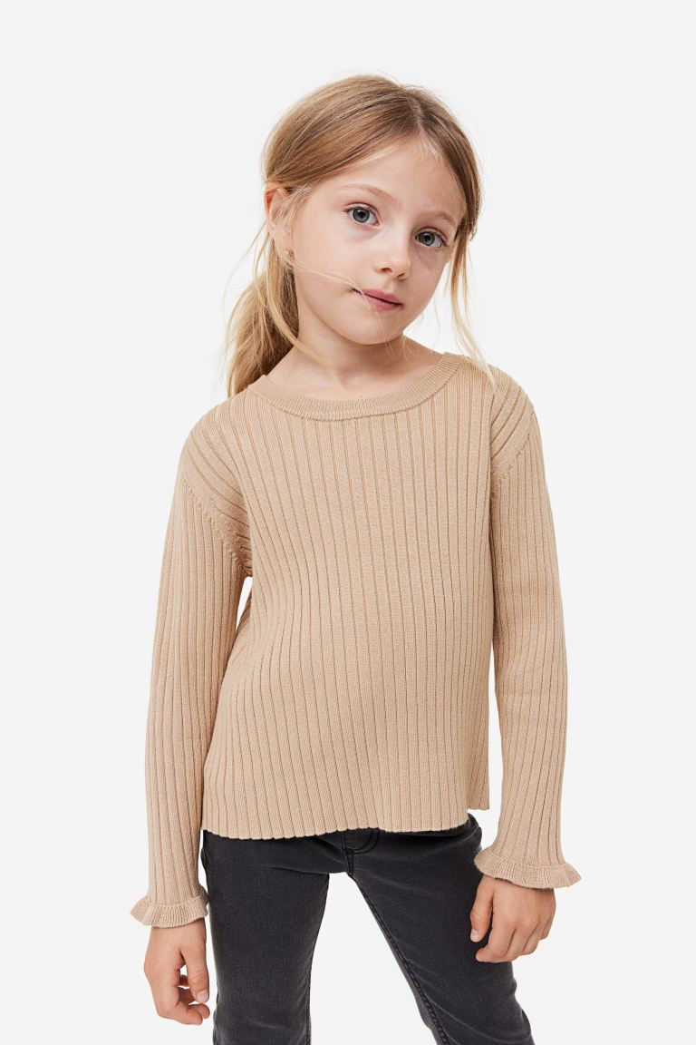 цена Вязаный свитер в рубчик H&M