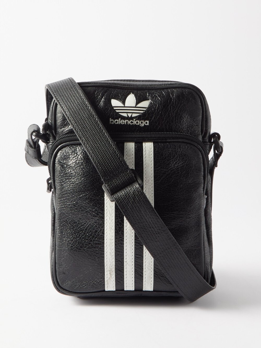 

Кожаная сумка adidas x Balenciaga, черный