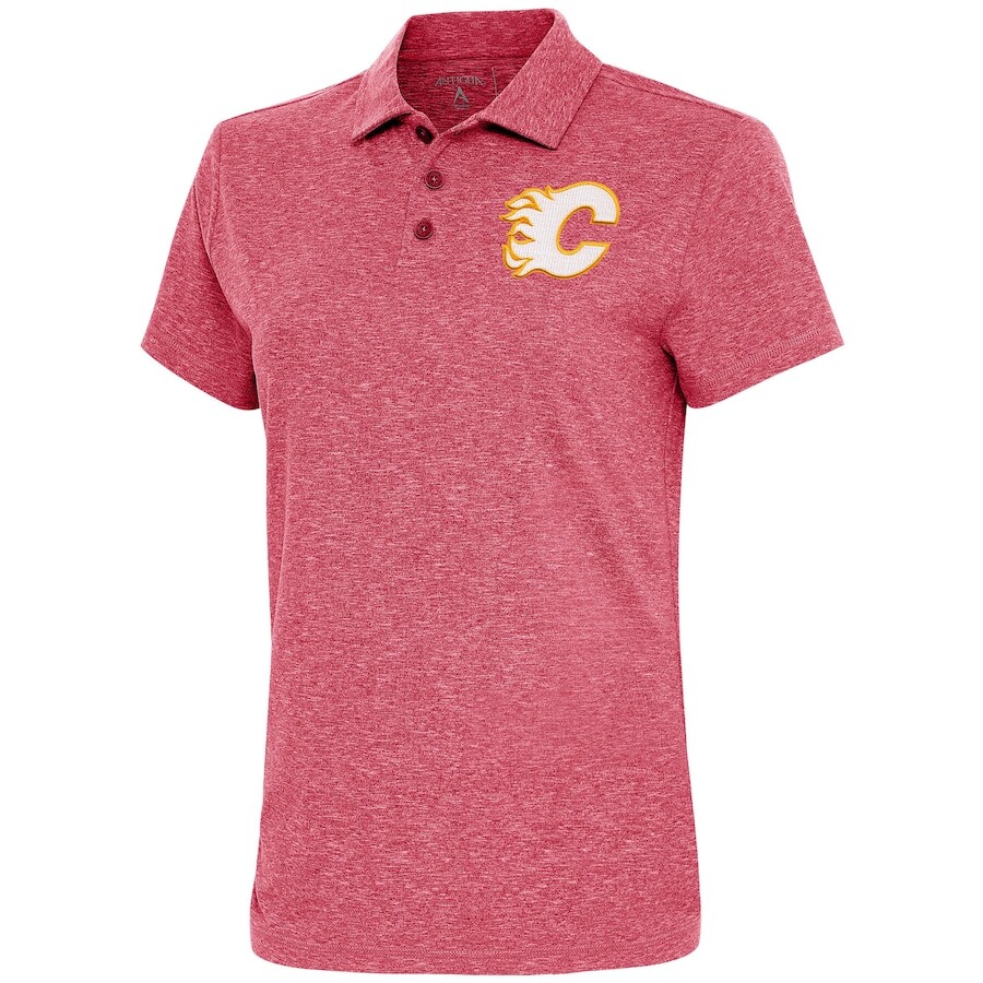 

Поло с коротким рукавом Antigua Calgary Flames, красный