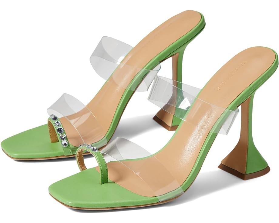 

Туфли Tony Bianco Saffron, цвет Clear Vinylite/Lime Nappa