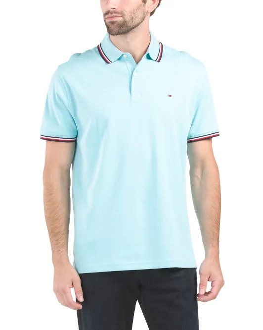 

Поло с короткими рукавами Richard Tommy Hilfiger, цвет Aqua