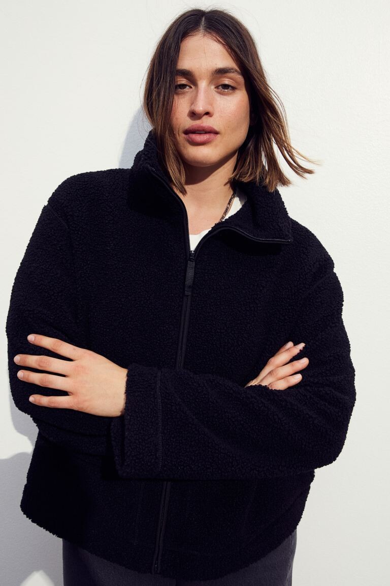 

Куртка с плюшевым мишкой H&M