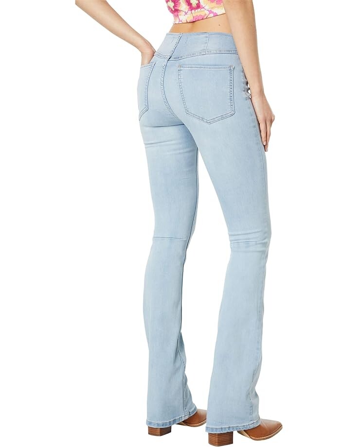 

Джинсы Free People Jenny High-Rise Bootcut Jeans, цвет Starlett Blue