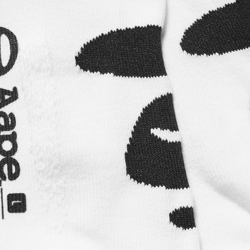

Спортивные средние носки AAPE, белый