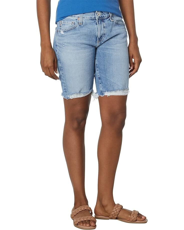 

Шорты AG Jeans Nikki Relaxed Skinny Shorts in Apparition, цвет Apparition