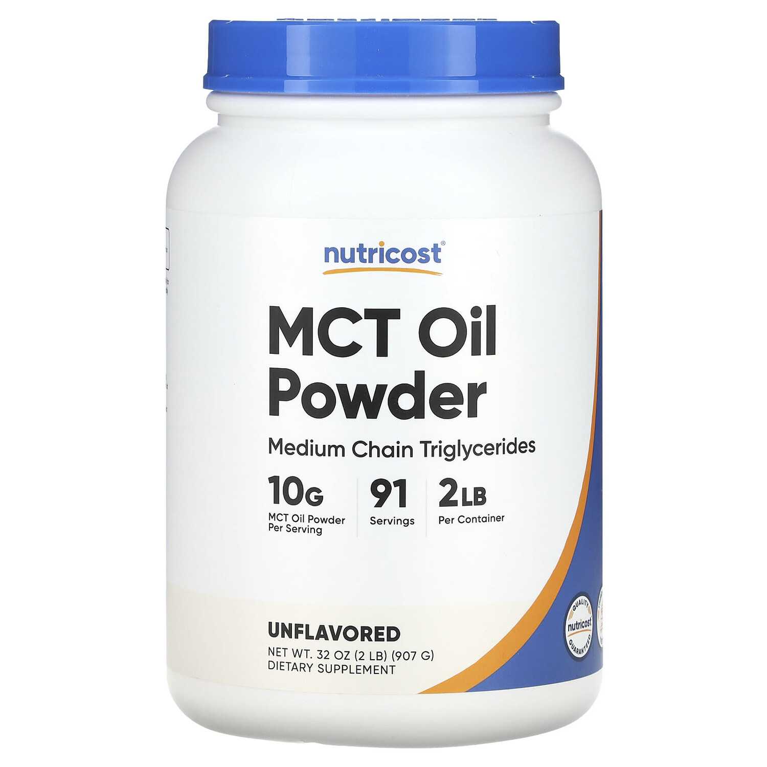 

Порошок из масла MCT, без добавок, 907 г (2 фунта), Nutricost