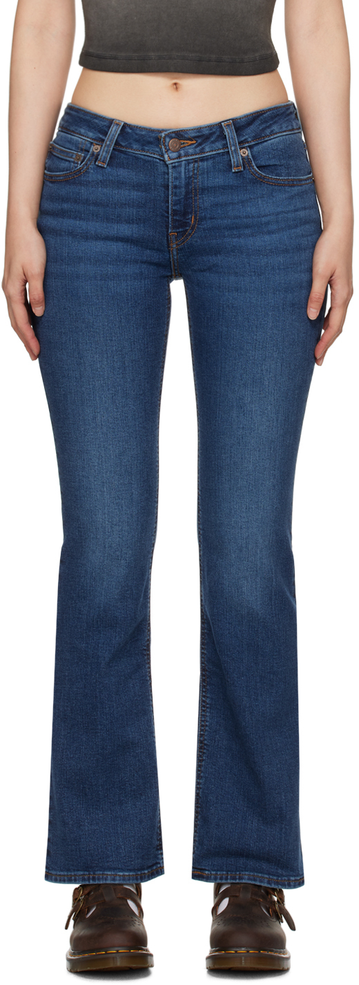 Джинсы цвета индиго Superlow Bootcut Levi'S джинсы levi´s superlow boot коричневый