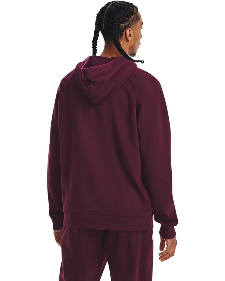 

Худи Under Armour Rival Fleece Hoodie, цвет Dark Maroon/Wham