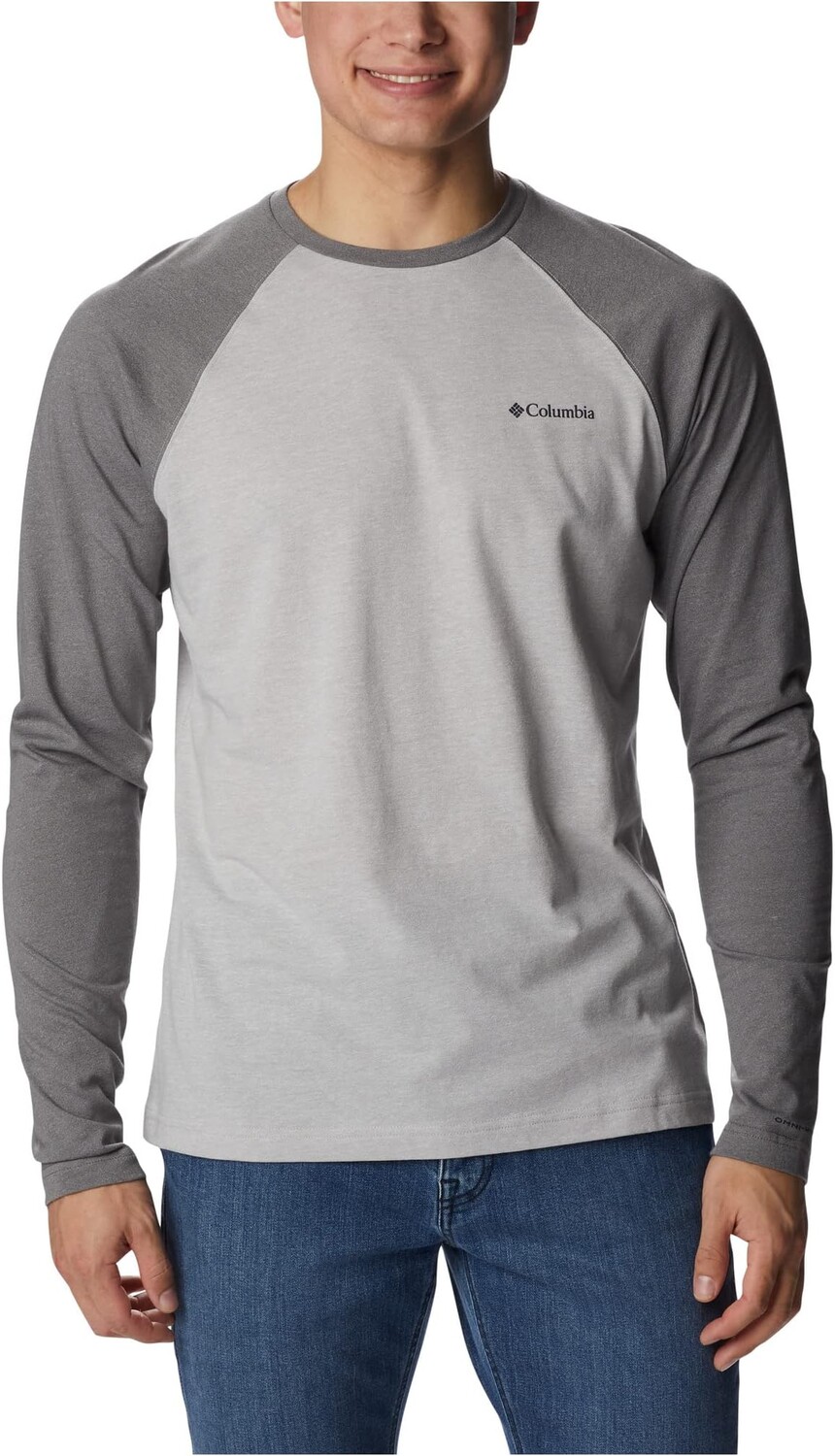 

Футболка Thistletown Hills реглан Columbia, цвет Columbia Grey Heather/City Grey Heather