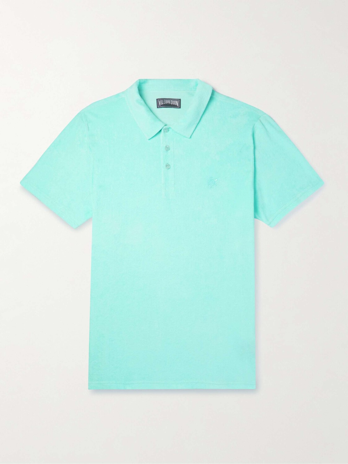 

Рубашка-поло Phoenix Slim Fit из смесового хлопка Terry Polo VILEBREQUIN, синий