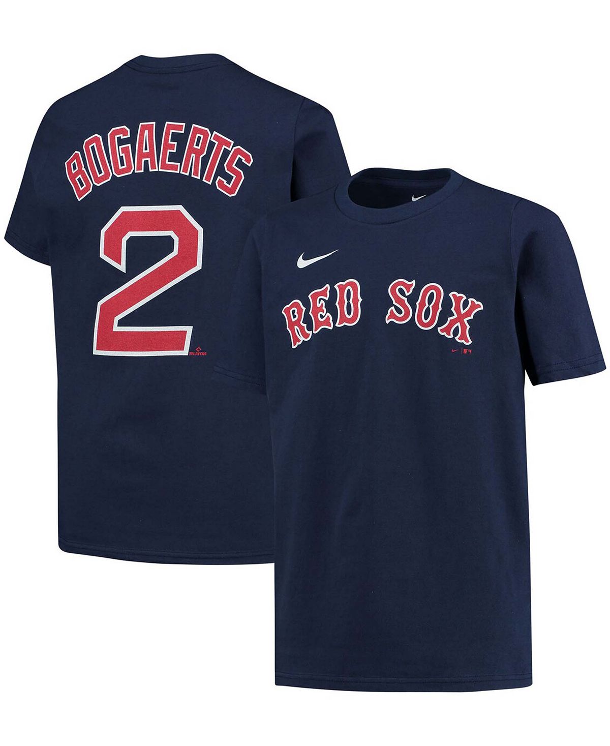 Темно-синяя футболка Big Boys Xander Bogaerts Boston Red Sox с именем и номером игрока Nike подвижная фигурка funko pop mlb red sox xander bogaerts