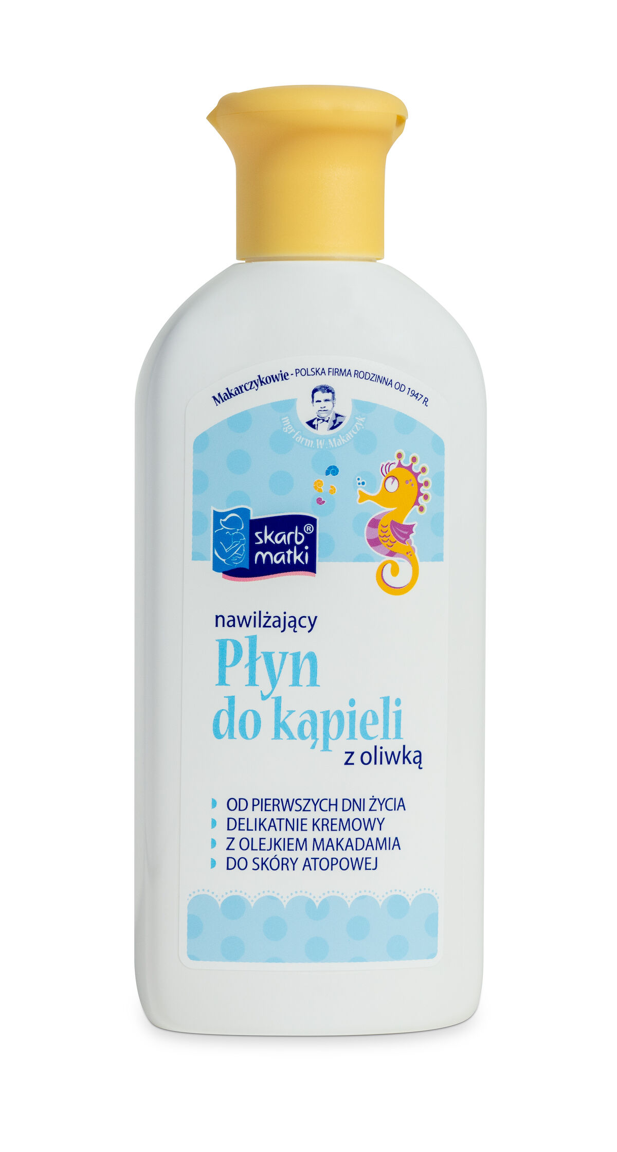 Увлажняющая жидкость для ванн с оливковым маслом для детей Skarb Matki, 250 мл