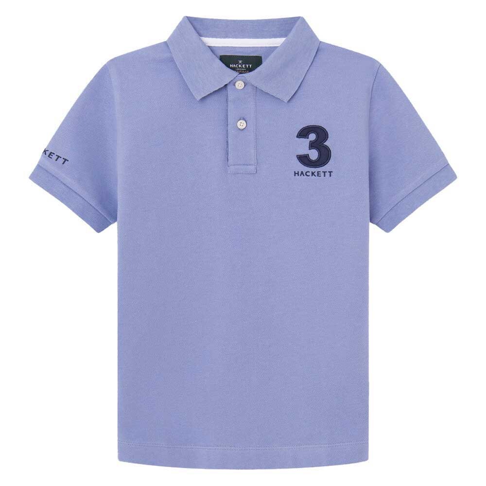 

Поло с коротким рукавом Hackett Heritage Number Kids, фиолетовый