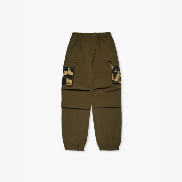

Брюки прямого кроя Camo-Pocket 10-13 лет A Bathing Ape, серый