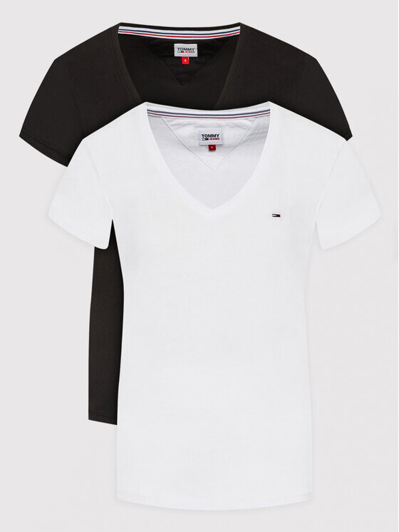 

Комплект из 2 футболок стандартного кроя Tommy Jeans, мультиколор