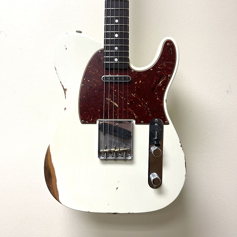 Электрогитара Fender LTD 64 Telecaster Relic 2023 - Aged Olympic White электрогитара fender telecaster 2023 olympic white with custom hardware
