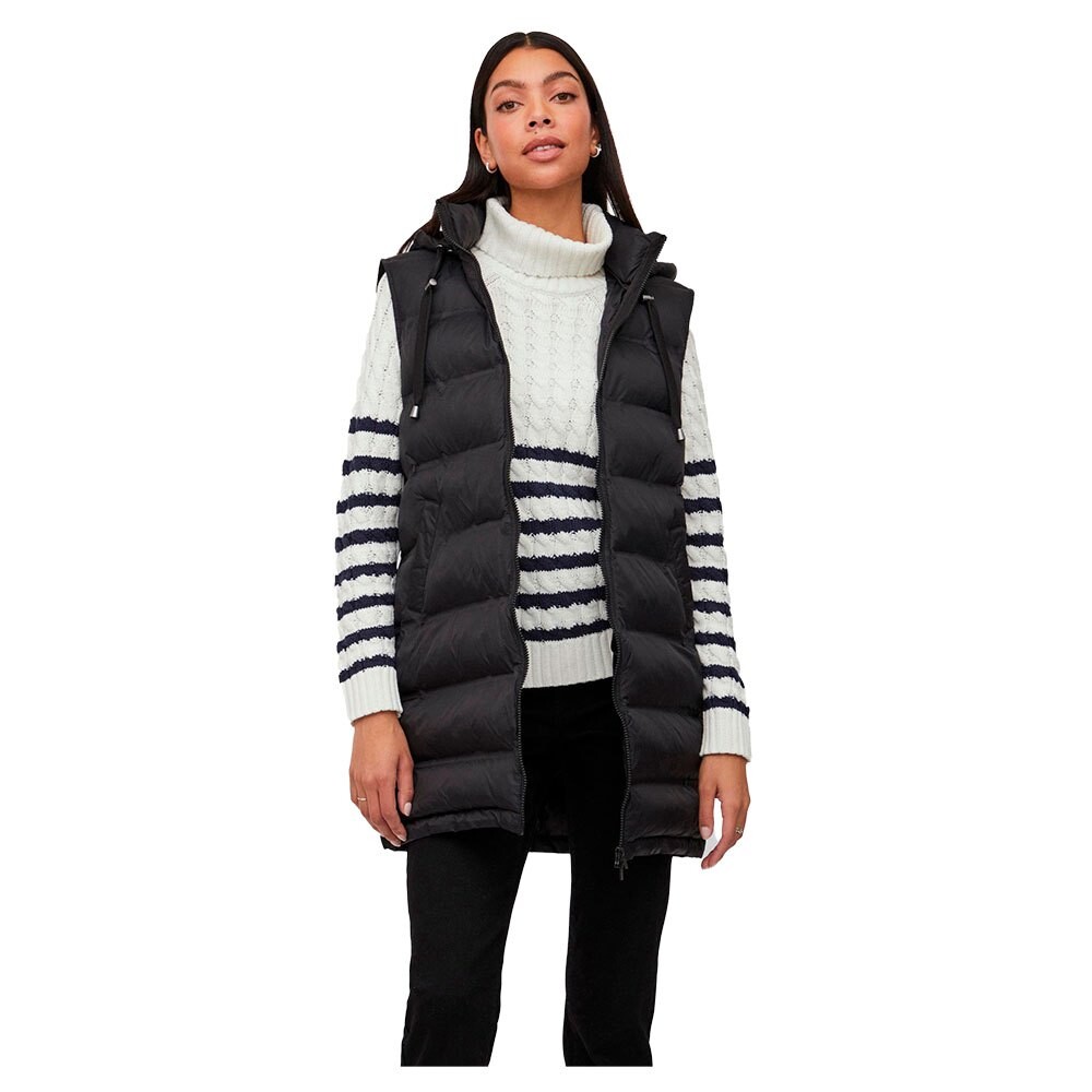 

Жилет Vila Trish New Padded Long, черный