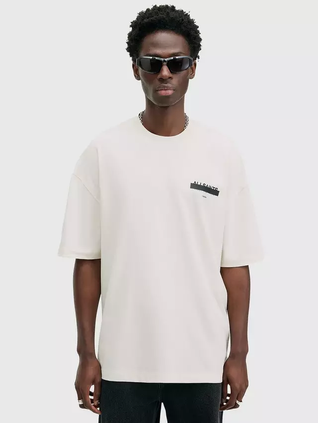 

Футболка AllSaints Redact Short Sleeve, белый