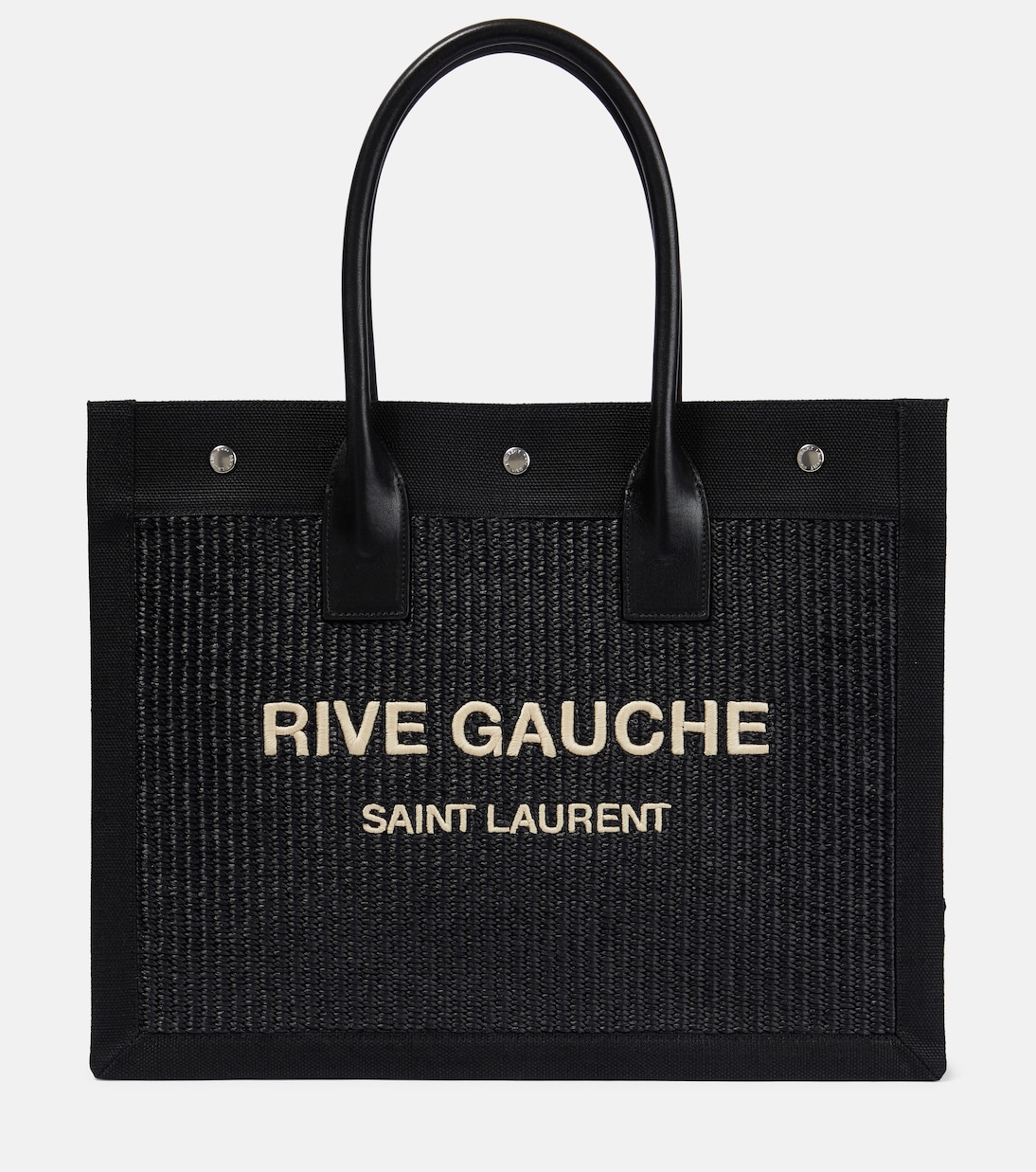 

Маленькая холщовая сумка-тоут rive gauche Saint Laurent, бежевый