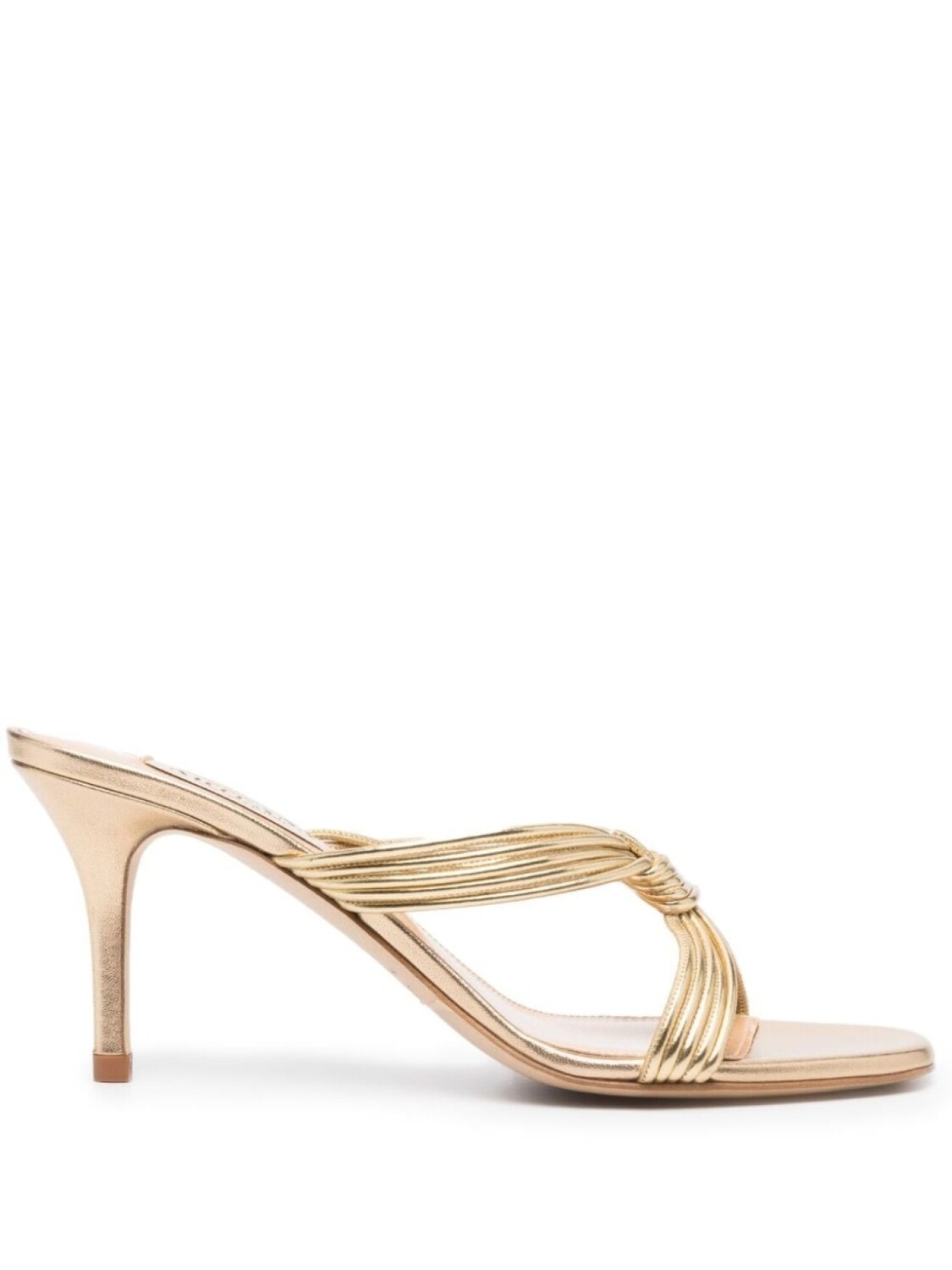 

Мюли Capri 75 с эффектом металлик Arteana, золотистый
