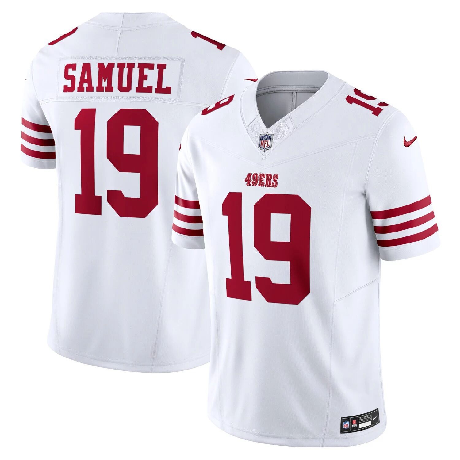 

Мужское джерси Deebo Samuel White San Francisco 49ers Vapor FUSE Limited Nike