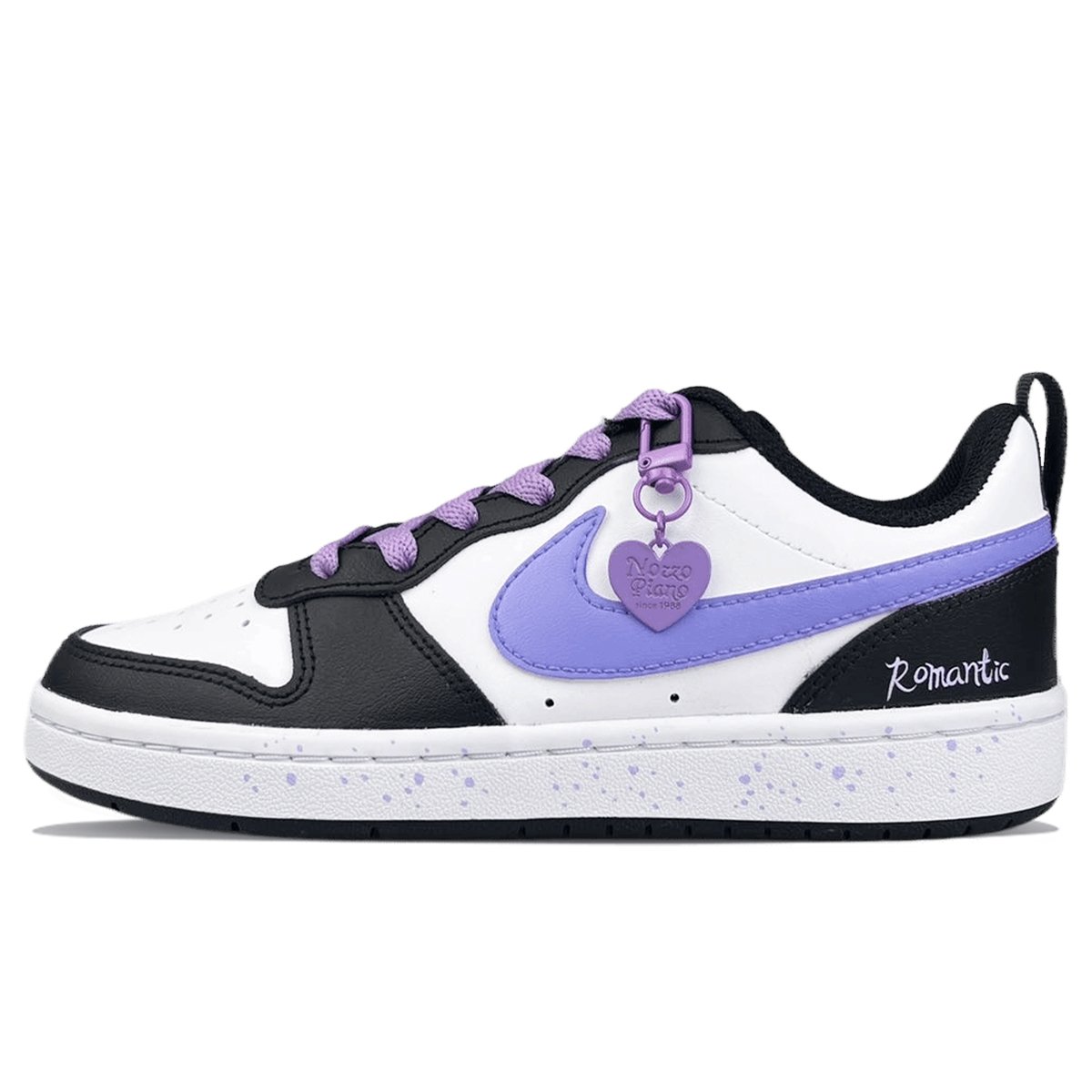 

Кроссовки Nike Court Borough Skateboarding Shoes Women's Low-top Purple, фиолетовый