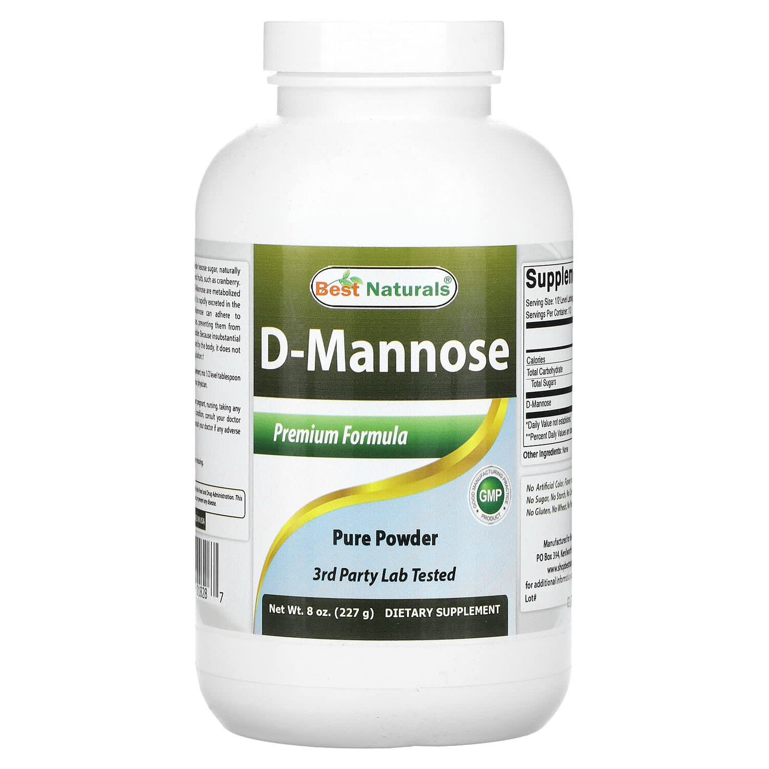 

D-манноза, 227 г (8 унций), Best Naturals