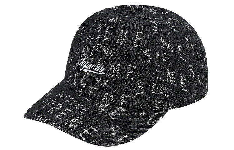 

Кепка Supreme унисекс Supreme SS21, Black Denim