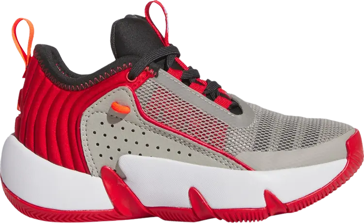 

Кроссовки Trae Unlimited Little Kid 'Metal Grey Better Scarlet', серый