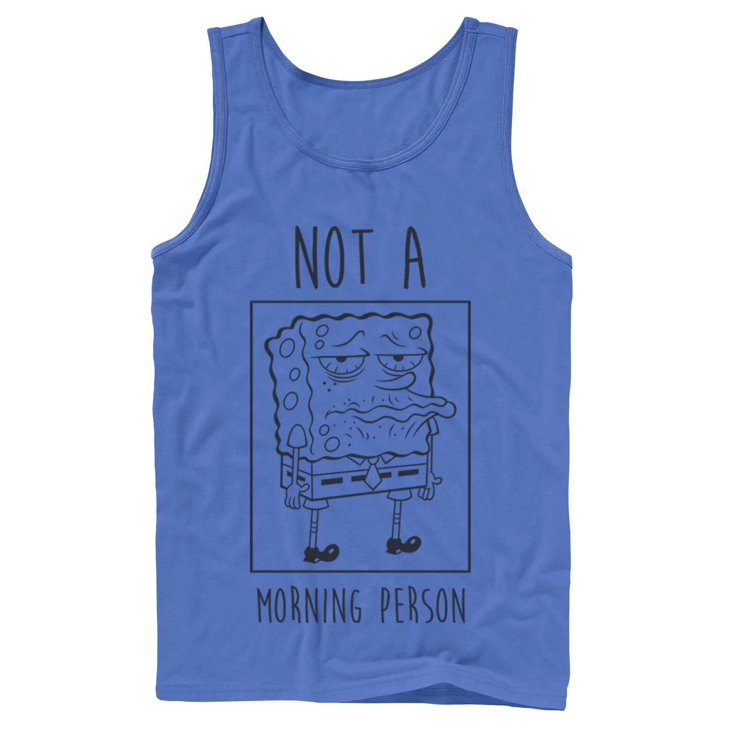 

Мужская майка с рисунком Nickelodeon SpongeBob SquarePants Not A Morning Person