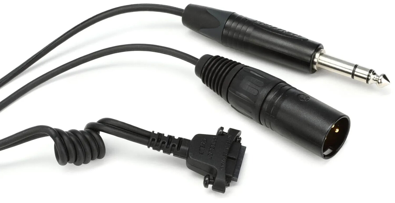 

Кабель для гарнитуры Sennheiser Cable-II-X3K1 с разъемами XLR-3 и TRS 1/4 дюйма для гарнитуры HMD 26-II