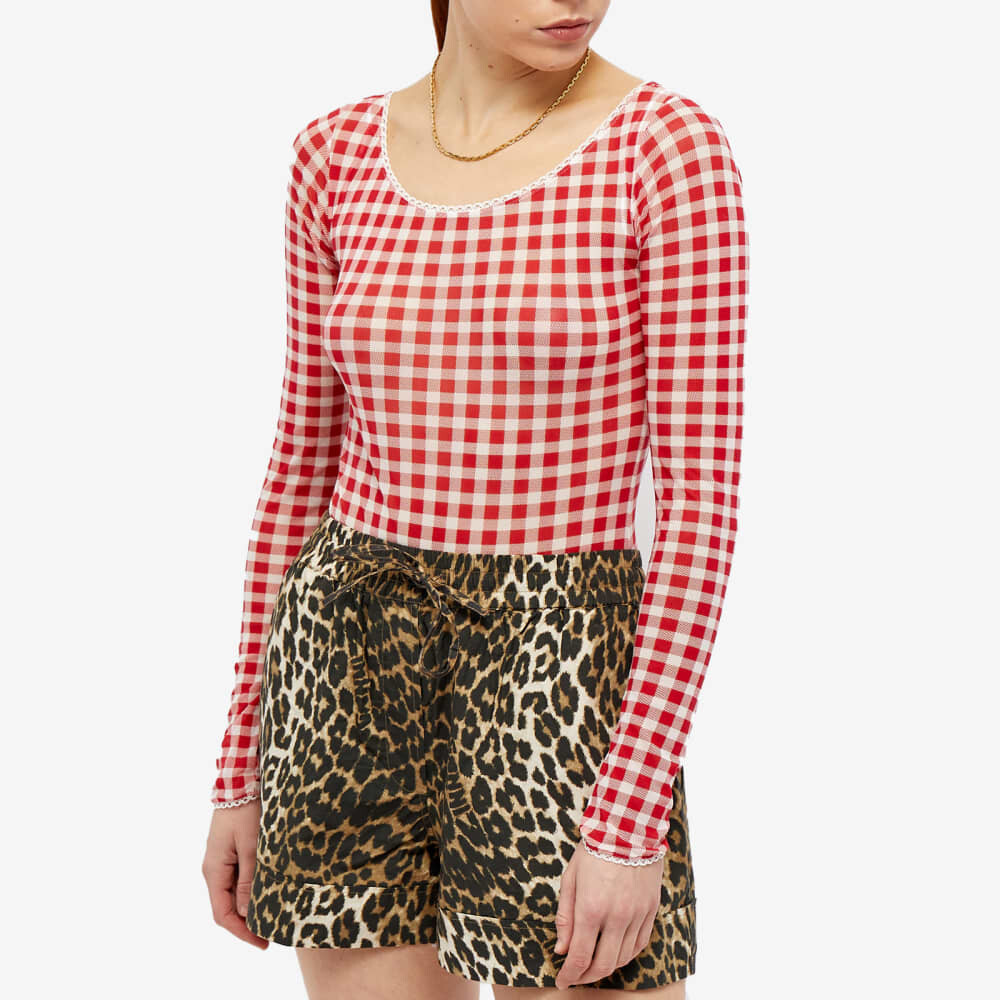 

Боди Acne Studios Essan в клетку
