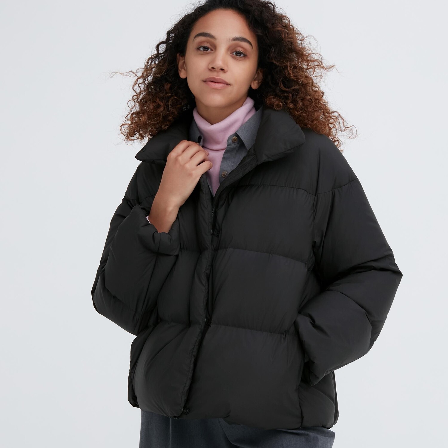 

Пуховая куртка Nanodesign Uniqlo, черный