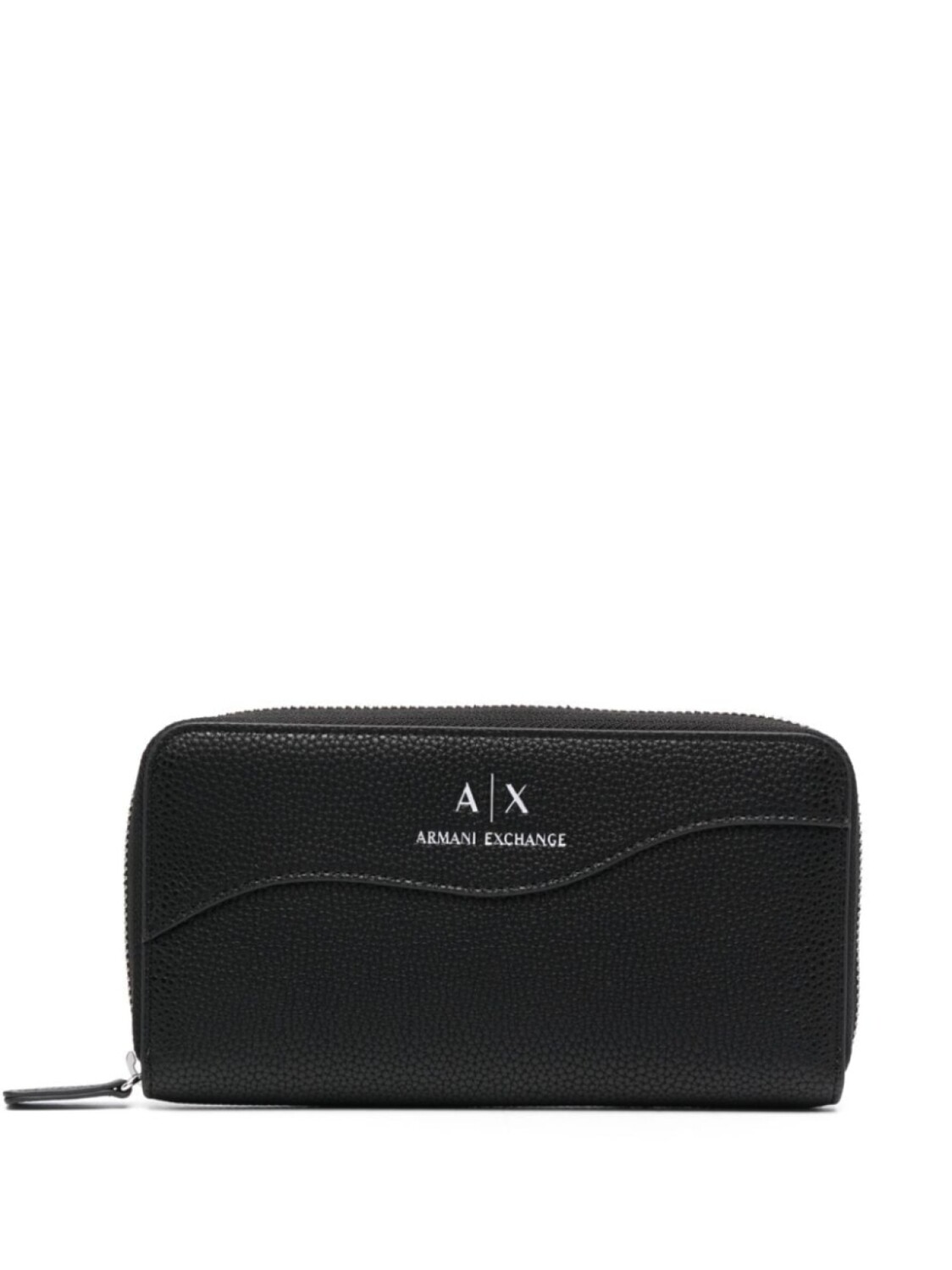 

Armani Exchange кошелек на молнии с логотипом, черный