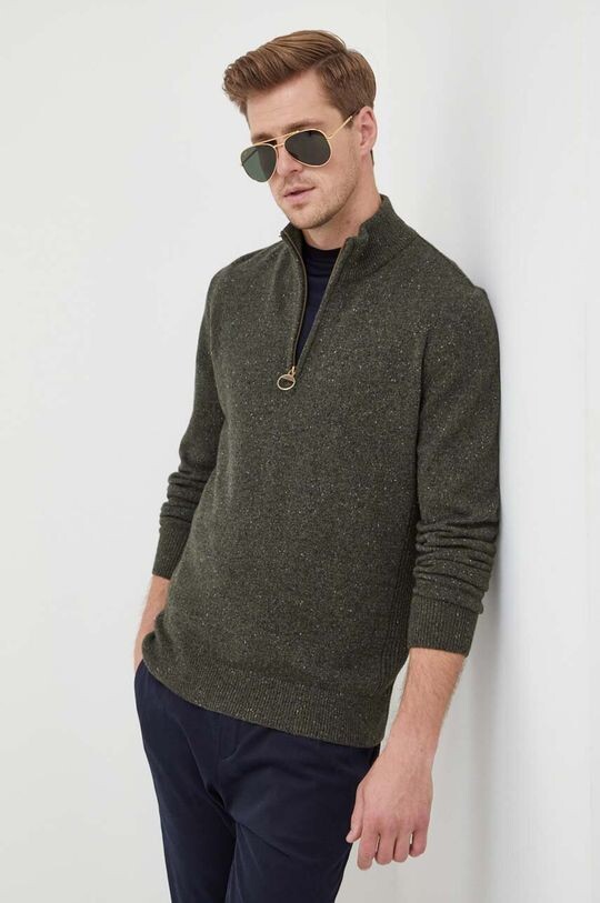 

Шерстяной свитер Barbour, зеленый