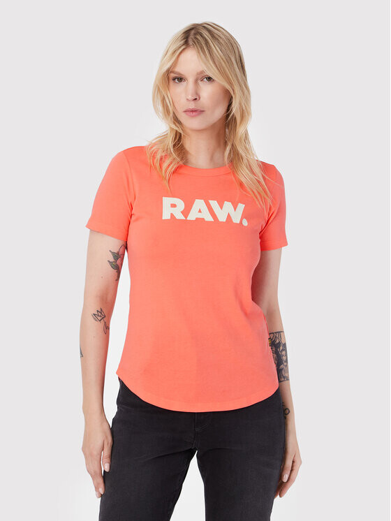 

Футболка узкого кроя G-Star Raw, оранжевый